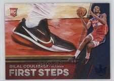 2023-24 Panini Court Kings First Steps Sapphire 14/25 Bilal Coulibaly #9 10qe