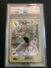 2022 Topps GAVIN SHEETS RC auto 1987 Topps PSA  9 #87BA-GSH  