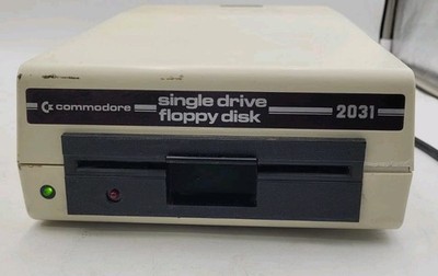 Commodore 2031 SINGLE Drive Floppy Disk PET CBM IEEE-488 TESTED TO POWER