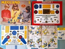 Meccano 5 Standard Range grande scatola vintage anni 70 come nuova