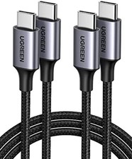 UGREEN USB C to C Cable 3.3FT, 60W 2-Pack C Nylon Black