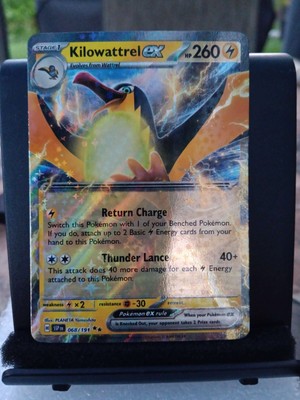 Kilowattrel ex 068/191 Sv08: Surging Sparks Holo Pokemon Card 