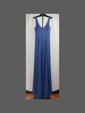 NEW Show Me Your Mumu Dress Womens Small blue crepe maxi cocktail wedding formal