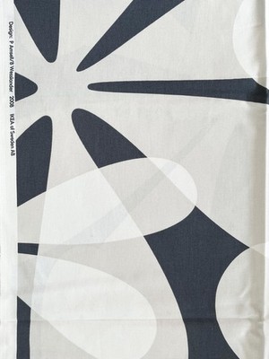 IKEA Stoff Amsell/ Wesslander 2008 grau natur beige 1,1 m x 1,5 m unbenutzt
