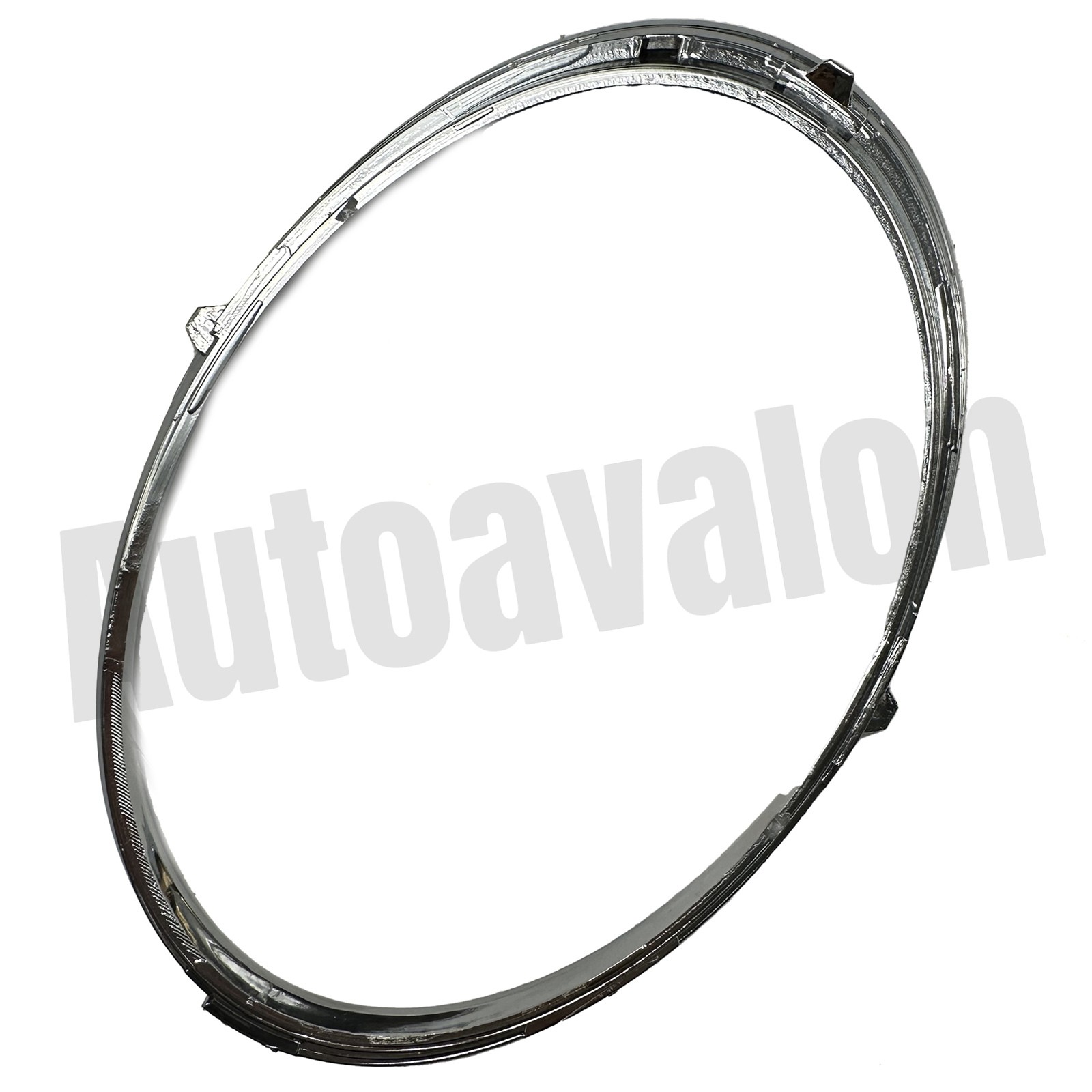 4Pcs 3W3807823 Headlight Chrome Rings Trims Kit for Bentley GT GTC 2012-2017 