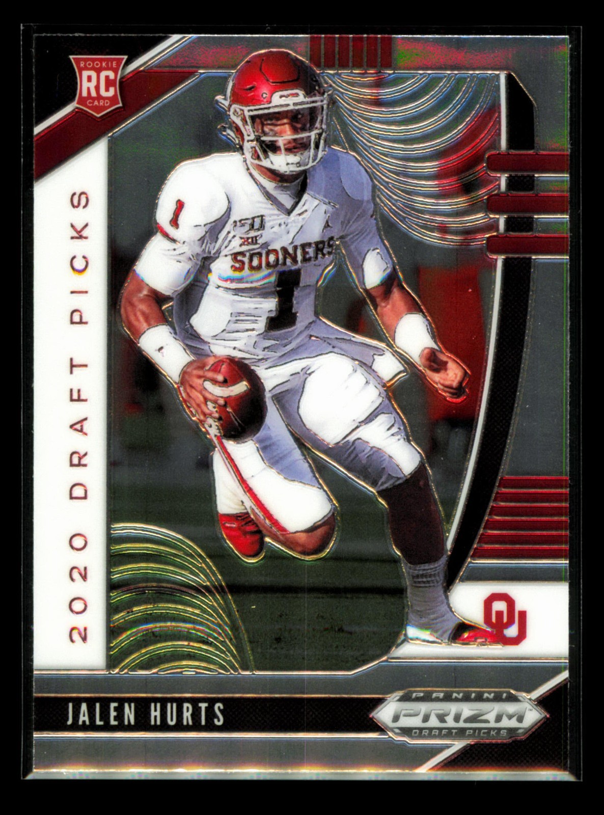 2020 Panini Prizm Draft Picks - Jalen Hurts #129 (RC)