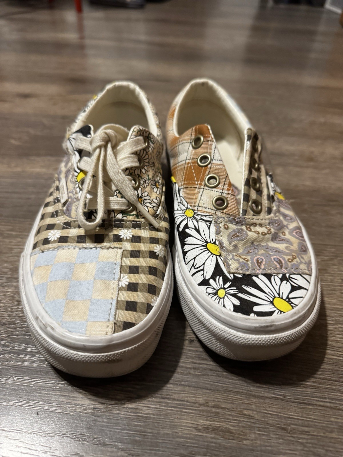 VANS Multicolor Patchwork Floral Check Paisley Lo… - image 1