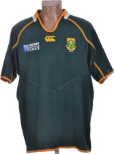 RUGBY UNION SOUTH AFRICA 2011 SHIRT CANTERBURY SIZE XXL ADULT WORLD CUP