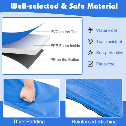16FT Trampoline Replacement Safety Pad Universal Trampoline Cover Multi-color - Picture 9 of 10