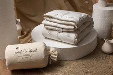 Duvetta 100% Wool Comforter with Cotton Fabric Cover Premium New Zealand Wool