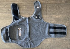 Thundershirt niepokój uspokajająca kamizelka dla psa odzież mała szara zmywalna oddychająca