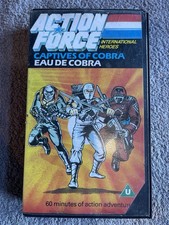 Action Force VHS Captives of Cobra 1987 Video Tape Cassette Retro Vintage PAL