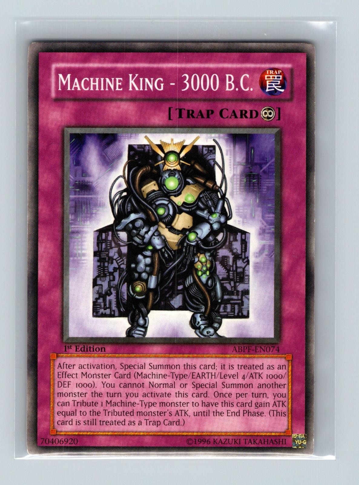Machine King - 3000 B.C. ABPF-EN074 Absolute Powerforce Yu-Gi-Oh 1st Edition LP