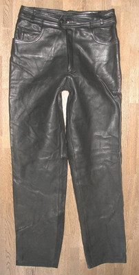 / RICHA / Herren- LEDERJEANS / Motorrad - Lederhose in schwarz in ca. W31 / L32