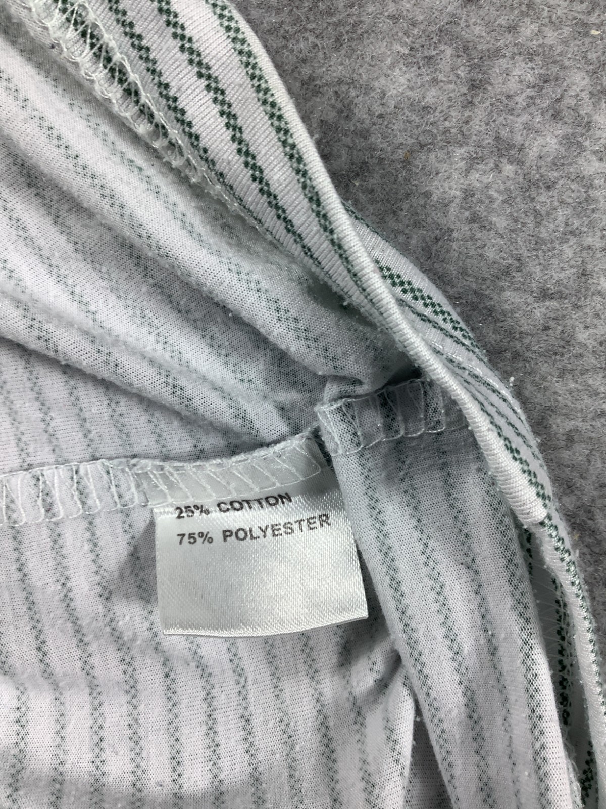 Tom Hagan T Shirt, Size Large Button Collar Pocket Sku 244 image 4