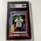 2024 Panini Donruss - Rated Rookie Amarius Mims Optic Preview Red Wave Prizm