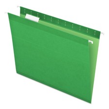 Pendaflex 415215BGR Reinforced Hanging Folders - Letter/Bright Green 25/BX New