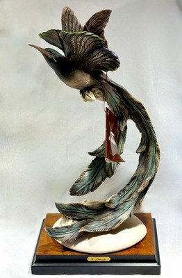 Giuseppe Armani Paradise Bird 0719 S Sculpture  w/  Box  15''  Italy