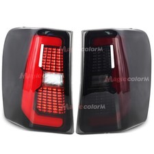 For 1999-2004 Jeep Grand Cherokee Smoke Tail Lights Brake Rear Lamps Leftright