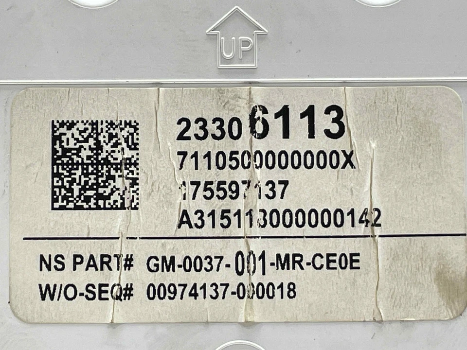 GMC Canyon 2015 velocímetro 3,6 L cuadro de instrumentos 74 k OEM 23306113 15 Foto 2 de 4