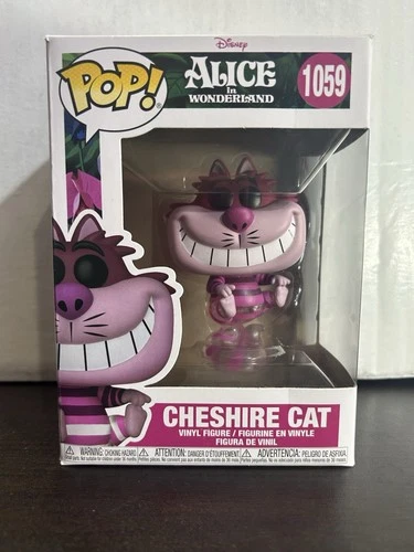 Cheshire Cat Alice in Wonderland Disney Funko Pop 1059 with protector