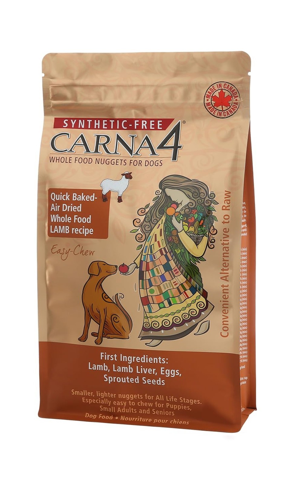 CARNA4 All Life Stages Easy Chew Lamb Formula Dry Dog Food (