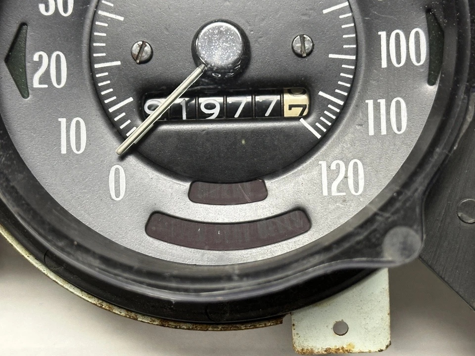 Pontiac GTO LeMans 1971-1972 velocímetro fabricante de equipos originales calibre clúster 91 k millas Foto 3 de 4