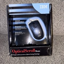 IBM 19K2005 Optical Navigator Mouse Vintage PC Accessories NEW IN BOX NOS