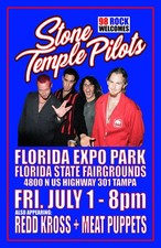 PÓSTER CONCIERTO STONE TEMPLE PILOTS RÉPLICA 1994