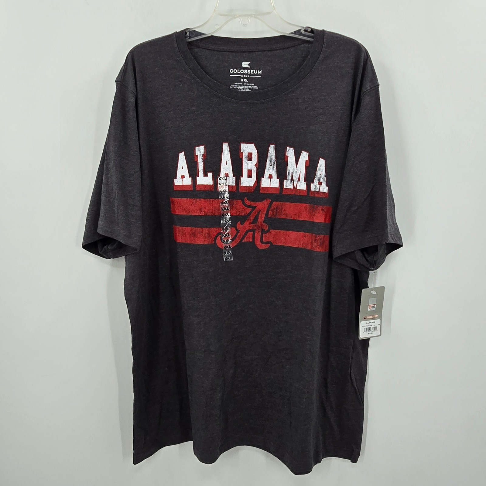 Colosseum Mens Alabama Crimson Tide XXL T Shirt Graphic Tee 