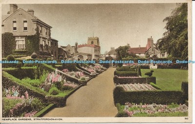 R027709 Newplace Gardens Stratford on Avon 1952 RA Series