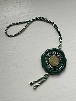 ROLEX Green Hologram Crown Watch Hang Swing Tag SA Geneve Superlative Certified