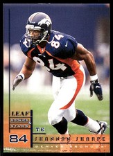 Shannon Sharpe 1998 Leaf Rookies & Stars #49 Broncos NFL READ FREE SHIPPING