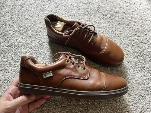 Lems Nine2Five Shoes Mens Size 10.5 / 44 Brown Leather Oxford Dress Zero-Drop - Picture 2 of 6