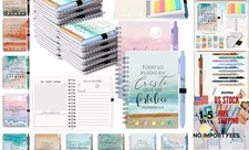 40 Pcs/20 Set Christian Gifts Prayer Journal for Woman Watercolor Nature
