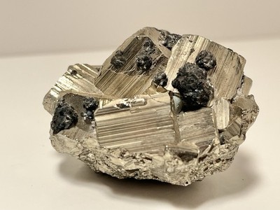 Beautiful Peruvian Pyrite Cluster, Fools Gold, Cube Crystals 112 Grams