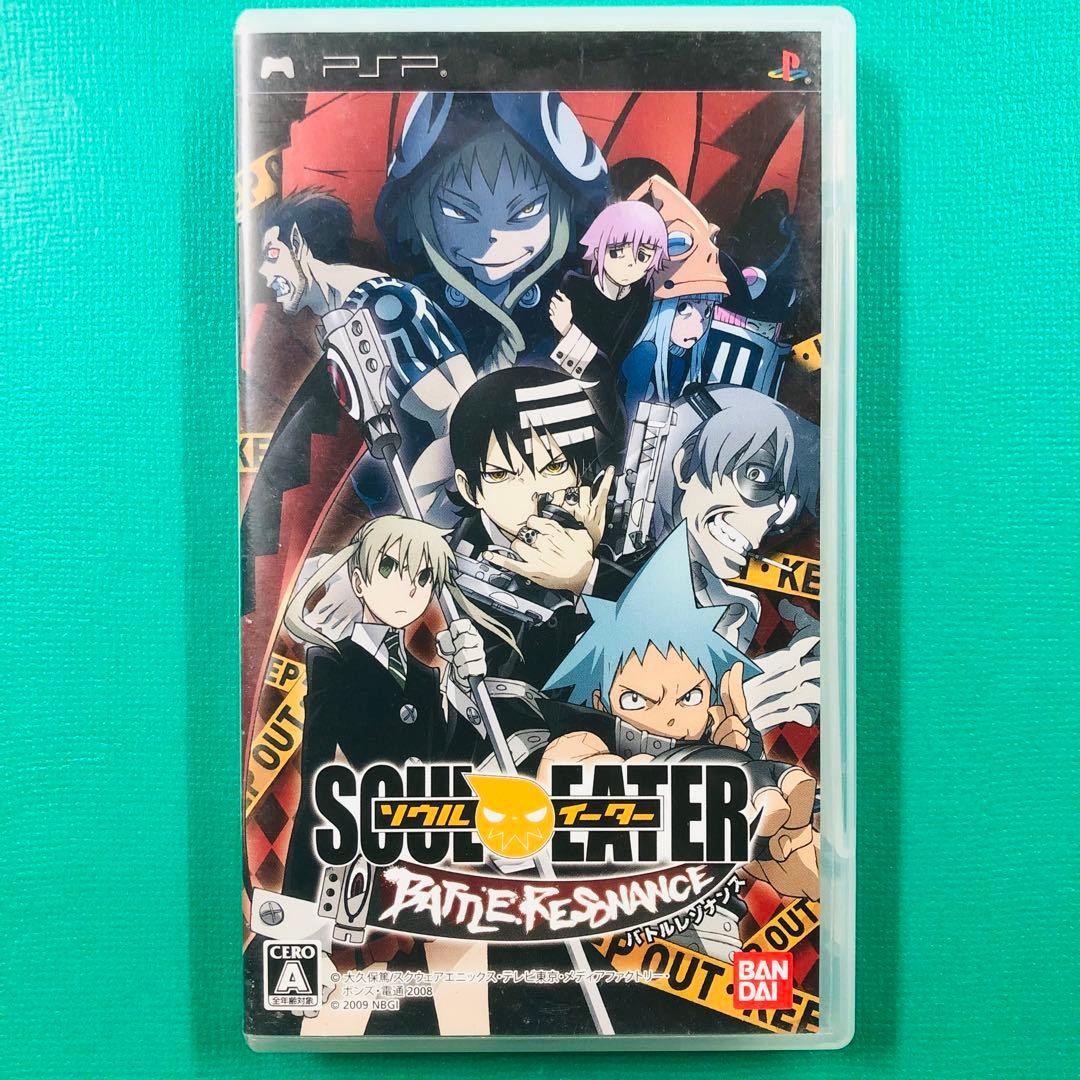 PSP SOUL EATER BATTLE RESONANCE PlayStation Portable Bandai Namco W/Case Japan