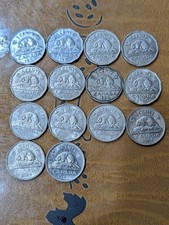 1953 1954 1955 1956 1957 1958 1959 1960 1961 1962 1963 CANADA 5 FIVE CENTS  #475