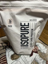 Isopure, Zero Carb 100% Whey Protein Isolate, 25g Protein Powder, Unflavored 