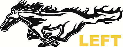 #ad Ford Mustang Pony Vinyl Decal Your Color Choice Sticker $9.68