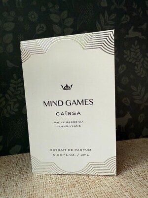 Mind Games Caissa Extrait de Parfum Sample Spray .06oz, 2mL New in Box