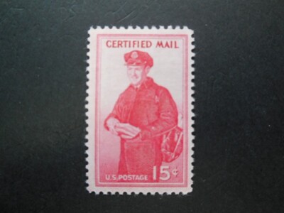 1955 #FA1 15c Certified Mail Letter Carrier MNH OG F/VF | eBay