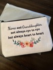 Cosmetic Bag Makeup Bag Nana And Granddaughter Not Always Eye To Eye But Always — photo 1