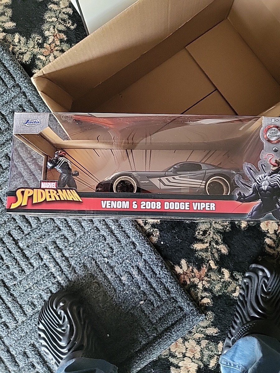 SPIDER-MAN VENOM &amp; 2008 DODGE VIPER ミニカー 1:24 MARVEL SPIDER-MAN VENOM & 2008 DODGE VIPER