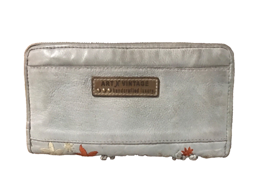 💜ART & VINTAGE Handcrafted Genuine Leather Wallet 💜HAPPY SHOPPING! - Picture 9 of 15