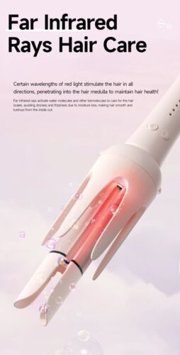 3 In 1 Interchangeable Ceramic Hair Auto Curling Iron Wand Hair Straightener Set - Picture 11 of 14