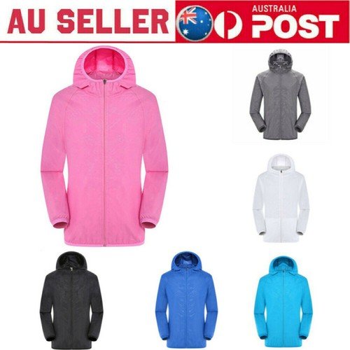 Men Women Windbreaker Jacket Hooded 