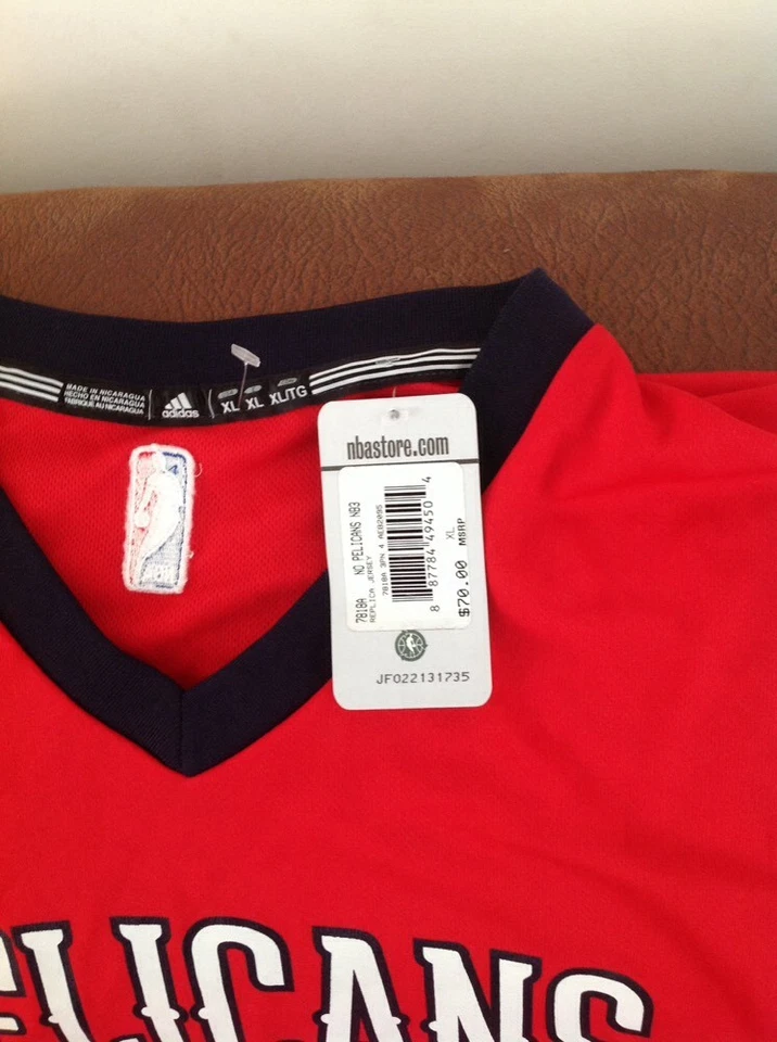 Adidas Ryan Anderson #33 New Orleans Pelicans NBA Jersey Nuevo con Etiquetas Talla XL Para Hombre Foto 4 de 4
