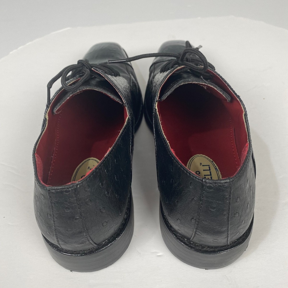 Hugo Vitelli Men\'s‎ Dress Shoes Size 9 Black M621BLK Lace Up Hugo Vitelli Men main image 2