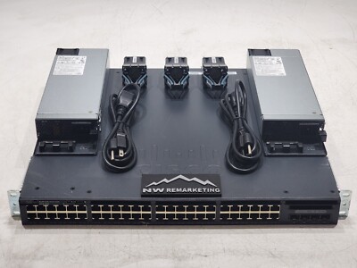 Cisco WS-C3650-48TD-L Catalyst 3650 48 Port Data 2x10G Uplink  W Dual AC